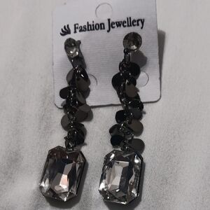 Fashion Jewelry Crystal Drop Earrings